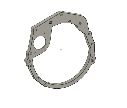 G16B Suzuki to ZF-8HP Adapter Plate