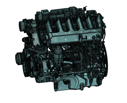 BMW M57N2 Engine 3D Scan