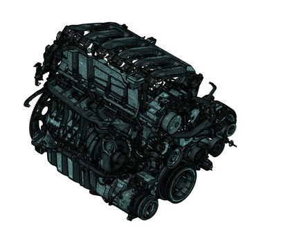 BMW M57N2 Engine 3D Scan