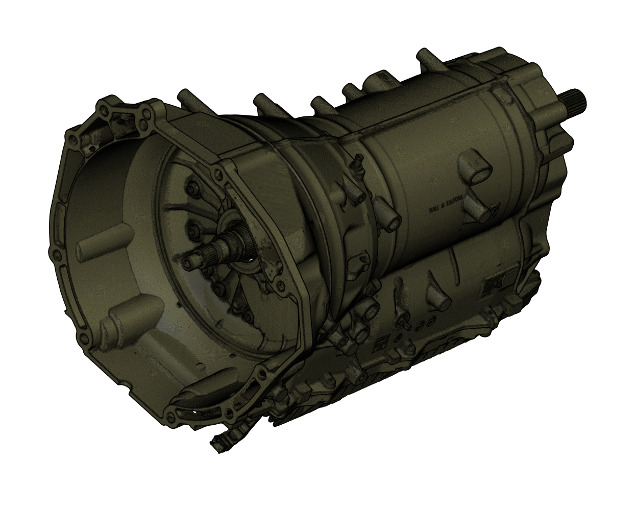 JEEP GRAND CHEROKEE 3LTR DIESEL 2015 ZF-8HP70 3D SCAN