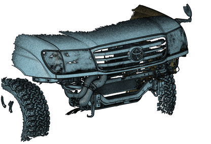 100 SERIES LANDCRUISER FRONT AND REAR SCAN LOCATIONS